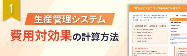 生産管理システム 費用対効果の計算方法