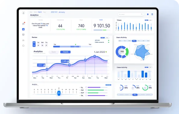 ダッシュボード画面のイメージ
