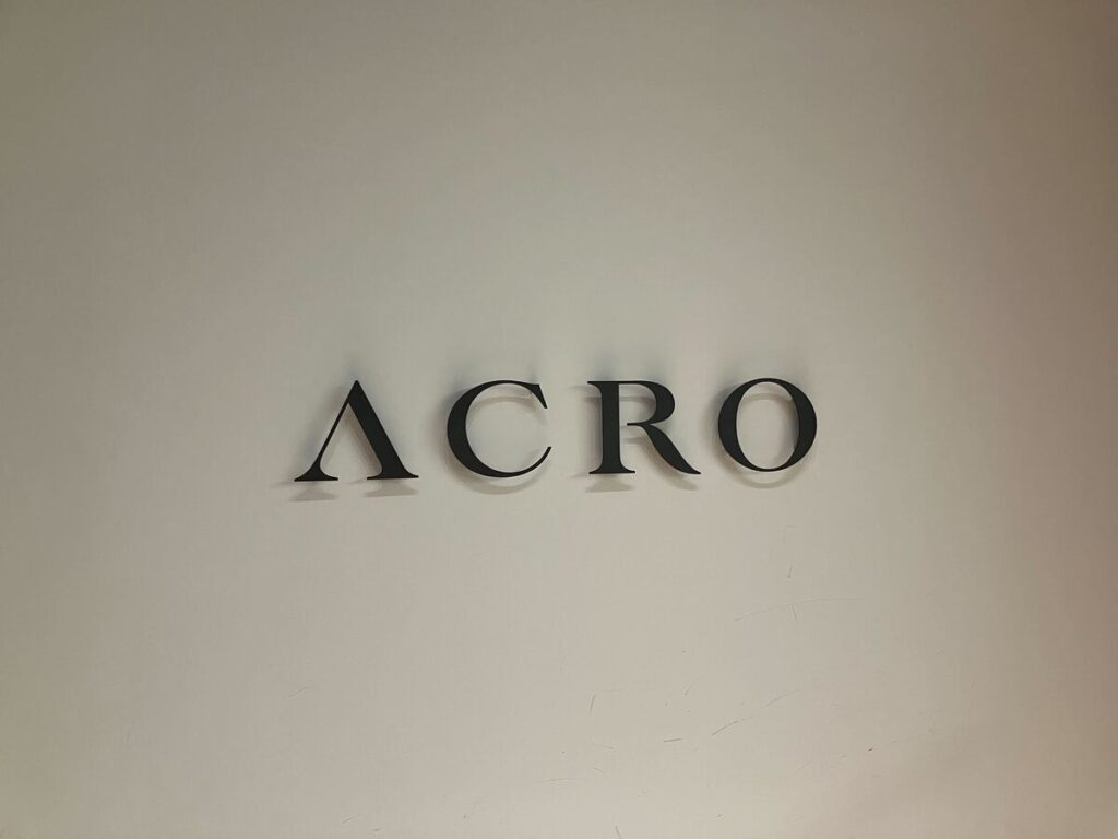 ACRO様 ロゴ看板